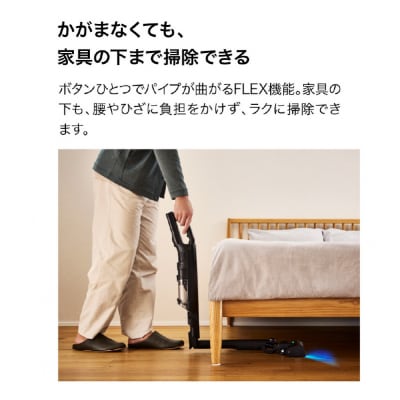 Shark ActiClean コードレススティッククリーナー アブソルートブラックLC950JBK