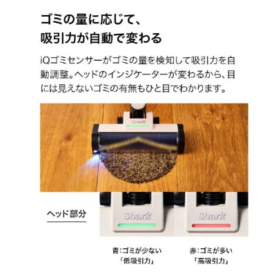 Shark ActiClean コードレススティッククリーナー ペタルベージュ LC800J