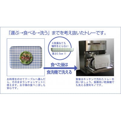 STトレー M 33cm マーチ グリーン 2枚セット 食洗機対応のトレー