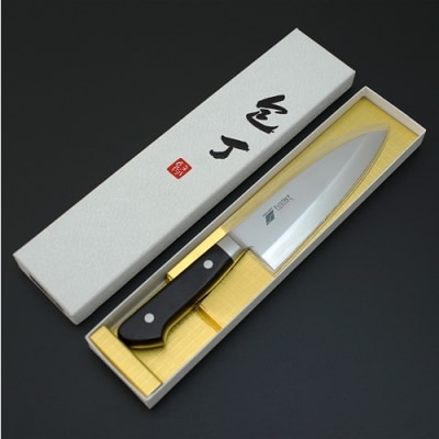 H56-06 フジタケ ステンレス ツバ付 出刃包丁 165mm