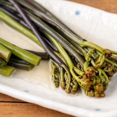 「西わらびの根昆布だし醤油漬け」3パック