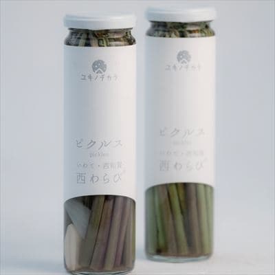 ユキノチカラ「西わらびピクルス」3本セット