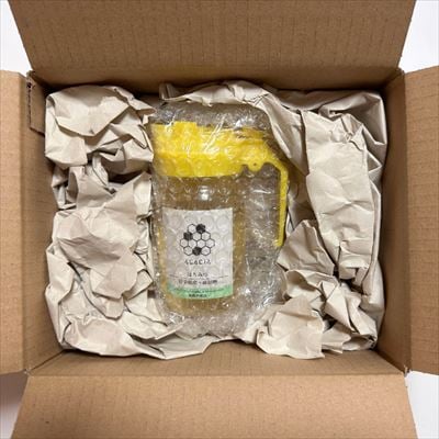 【国産】巣鴨養蜂園　純生はちみつ「あかしあ」300g　ピッチャータイプ