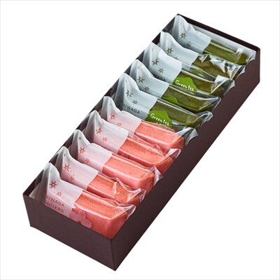 【春限定】お菓子処たかはし「桜と抹茶のフィナンシェ」10個 