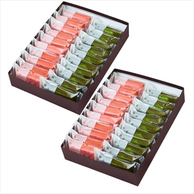 【春限定】お菓子処たかはし「桜と抹茶のフィナンシェ」40個(20個入り×2箱)