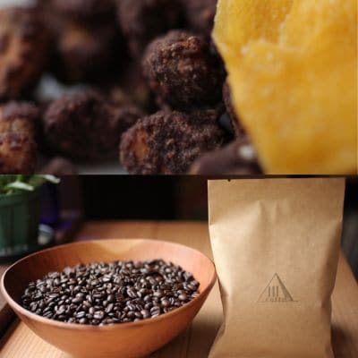 【受付9/30まで】111coffee　スパイスチョコナッツ(5袋)・豆(3袋)セット