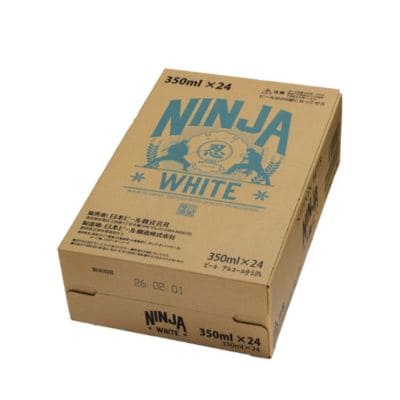 日本ビール　【定期3ヶ月】NINJA WHITE　350ml×24缶