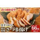 ＜着日連絡希望＞霧島特製さつま揚げ4種66枚入り【植山かまぼこ屋】K-536-C