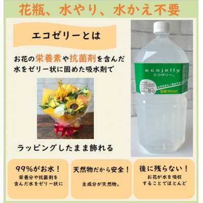 【花瓶・水替えいらず】季節のスタンディングブーケ