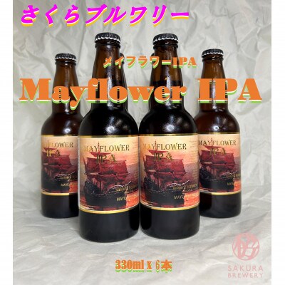 【クラフトビール】Mayflower IPA6本入BOX　さくらブルワリー