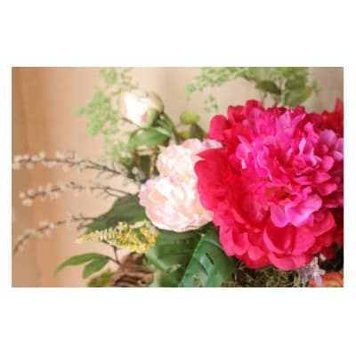 【空気をきれいにするアートフラワー】牡丹・芍薬