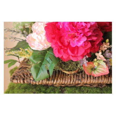 【空気をきれいにするアートフラワー】牡丹・芍薬
