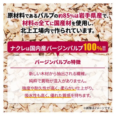 【北上市】ナクレf(エフ)トイレットペーパー(ダブル)25m◆北上市オリジナル限定品◆