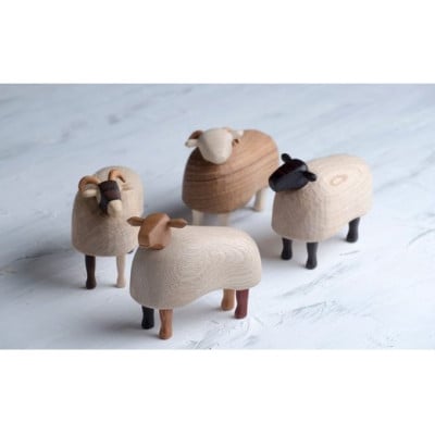 かわいい♪羊のメモスタンド(5頭セット)