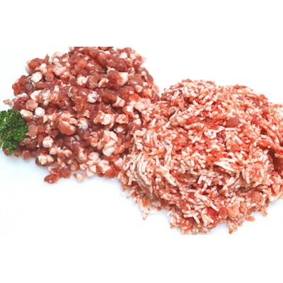 【毎月定期便】岩手県産 四元豚ひき肉 2kgセット(細挽き250g×4・粗挽き250g×4)全12回
