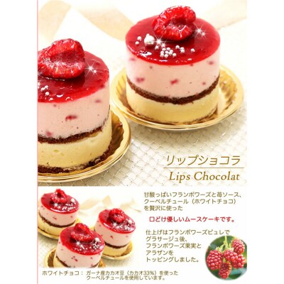 【3月中旬から発送】季節限定!苺の3種ケーキ　北海道・新ひだか町のオリジナルスイーツ