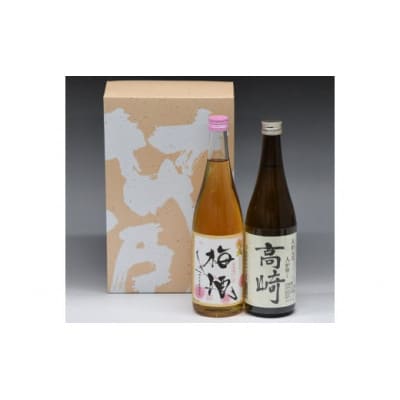 【15A035】高崎市唯一の地酒　特別純米酒高崎と日本酒梅酒のセット