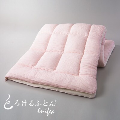 とろけるふとんenifeaII肌掛けふとん【セミダブル:さくら】21C005