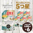 レノア ハピネス 夢ふわタッチ 柔軟剤 ホワイトティー 詰め替え 超特大 1,285mL×6個