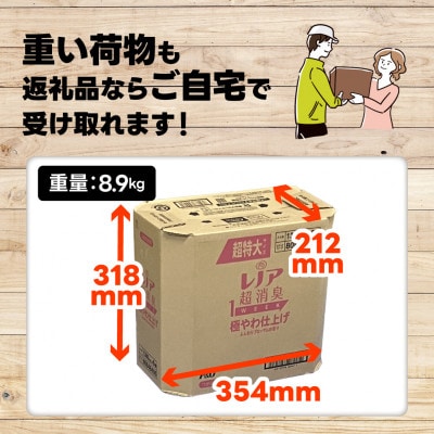 レノア 超消臭 柔軟剤 極やわ仕上げ ふんわりブロッサムの香り 詰め替え 超特大 1380mL×6