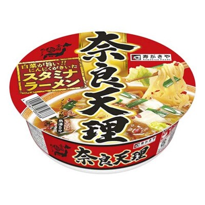 寿がきや　カップ奈良天理ラーメン　1箱(12食入)スタミナラーメン　ノンフライ麺使用