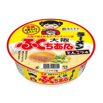 寿がきや　カップふくちぁんラーメン　1箱(12食入)大阪ふくちぁん監修　ノンフライ麺使用