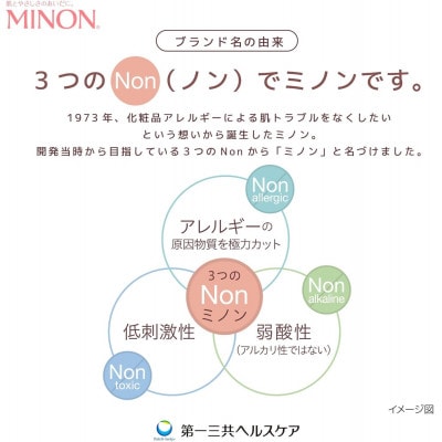 ミノン全身シャンプー泡タイプ500mL×2本セット