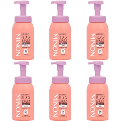 ミノン全身シャンプー泡タイプ500mL×6本セット