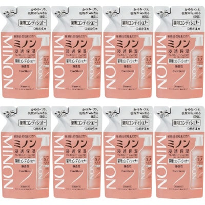 ミノン薬用コンディショナー 詰替用380mL×8個セット