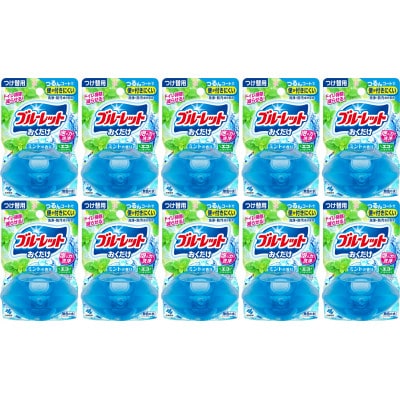 小林製薬の液体ブルーレットおくだけ ミントの香り 70ml つけ替用 10個
