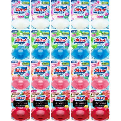 小林製薬の液体ブルーレットおくだけ 4つの香りアソートセット 70ml つけ替用 20個
