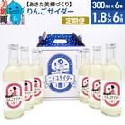 《定期便6ヶ月》りんごサイダー 300ml×6本セット|01_amd-113806