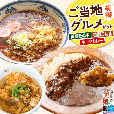 美郷ご当地グルメセット(キーマカレー、美郷たぬ中、みさとまんま)|01_amd-184301