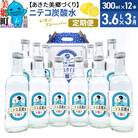 《定期便3ヶ月》ニテコ炭酸水(レモン) 300ml×12本入|01_amd-083203