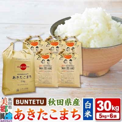 あきたこまち 精米 30kg(5kg×6)|01_btt-023001