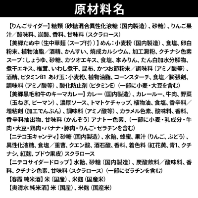炭酸飲料 りんごサイダー12本と美郷の美味しいものセット|01_amd-650101b