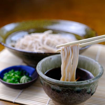 冷凍十割茹で蕎麦(ざる用　6食分)