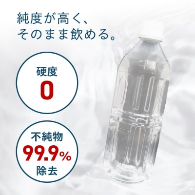 安心・安全　国産長期保存水　～体にやさしい軟水～ [166I01]