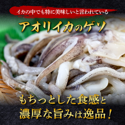 【四国一小さなまち】アオリイカのゲソ★4kg★(500g×8パック)