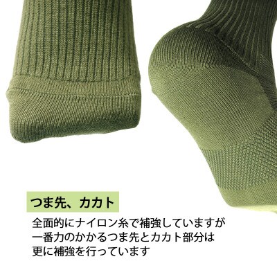 GUTS-MAN ストロングソックス(NS-01)3足組  M(25-27cm)・OD