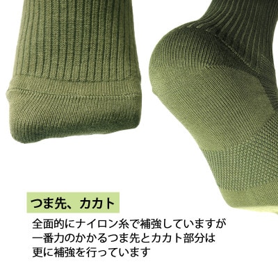 GUTS-MAN ストロングソックス(NS-01)3足組 L(27-29cm)・黒