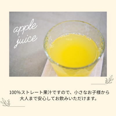 奥久慈りんごジュース(ストレート)200ml×40本|茨城県大子町 斉藤りんご園第2直売所