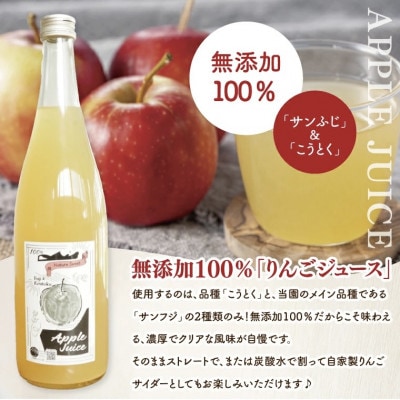 【数量限定】三村観光りんご園の贅沢りんごセット(りんご2kg・ジュース720ml×1本)|大子町