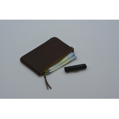 通帳ケース　キャメルブラウン