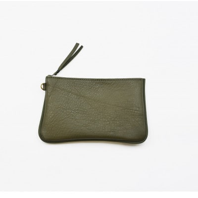 通帳ケース　オリーブグリーン