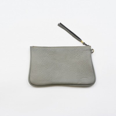 通帳ケース　ライトグレー