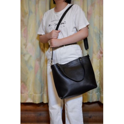 2wayトートバッグ　ブラック