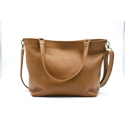 2wayトートバッグ　キャメル