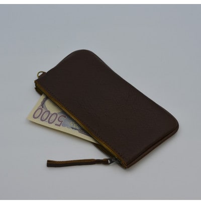 お札ケース　キャメルブラウン