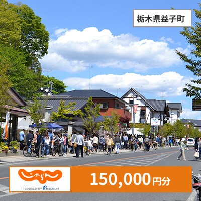 【じゃらんふるさと納税クーポン】 栃木県益子町でつかえる150,000円 クーポン